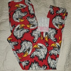 Nwt Tween AMERICANA lularoe LEGGING EAGLES